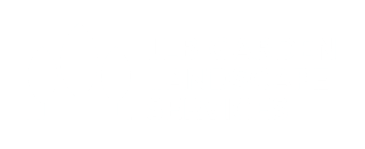 jlb garden landscape services logo white